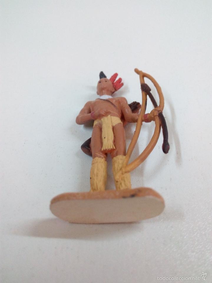 Figuras de goma y PVC: GUERRERO INDIO . - Foto 3