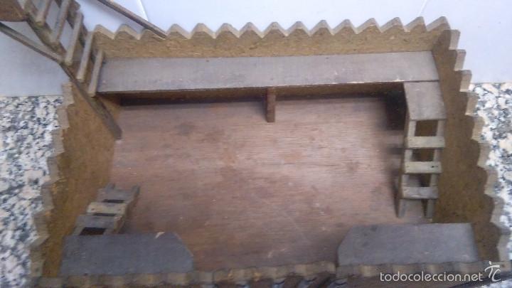 Figuras de goma y PVC: ANTIGUO FUERTE DE MADERA - Foto 3