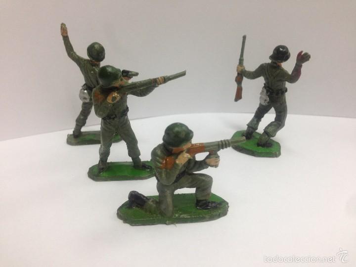 Figuras de goma y PVC: 4 FIGURAS EN PVC EJERCITO ESPA&Ntilde;OL MIDEN 5 CMTS - Foto 2