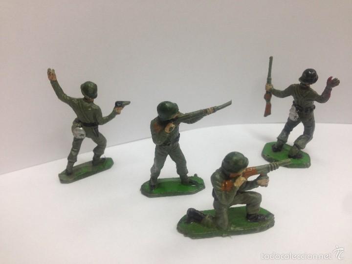 Figuras de goma y PVC: 4 FIGURAS EN PVC EJERCITO ESPA&Ntilde;OL MIDEN 5 CMTS - Foto 3