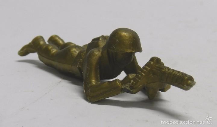 Figuras de Borracha e PVC: FIGURA DE SOLDADO DE PLASTICO, MIDE 9 CMS.