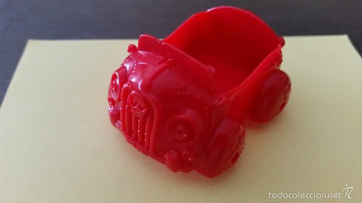 Figuras de Borracha e PVC: FIGURITA DE PL&Aacute;STICO GOMA ZOMLINGS SERIE 4 - COCHE ROJO