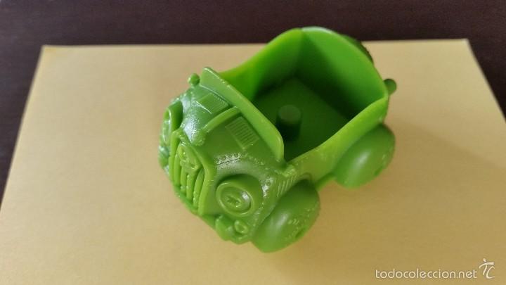 Rubber and PVC Figures: FIGURITA DE PL&Aacute;STICO GOMA ZOMLINGS SERIE 4 - COCHE VERDE