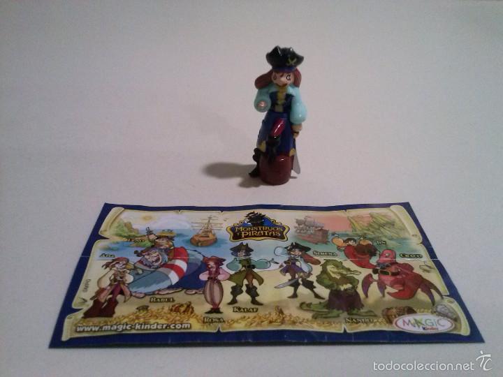 Kinder Figures: kinder BPZ figura pirata serena mu&ntilde;eco ferrero huevo sorpresa figurita chocolate miniatura