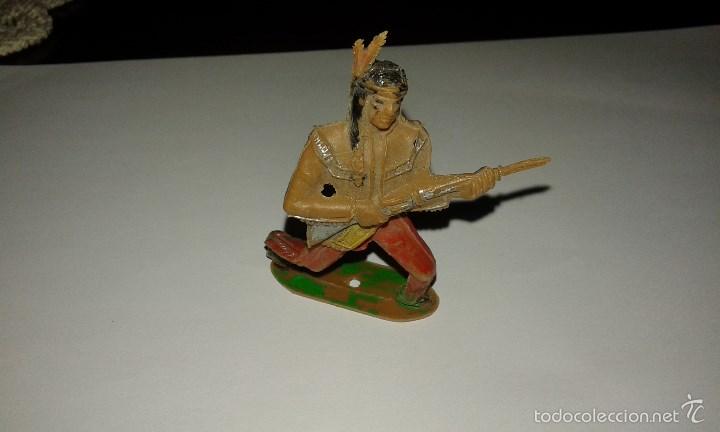 Figuras de goma y PVC: COMANSI INDIO INDIOS Y VAQUEROS MADE IN SPAIN A&Ntilde;OS 70 - Foto 1