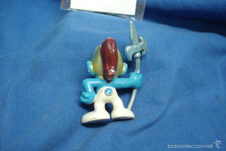 Figuras de goma y PVC: PITUFO ROMANO - FIGURA PVC - Foto 2
