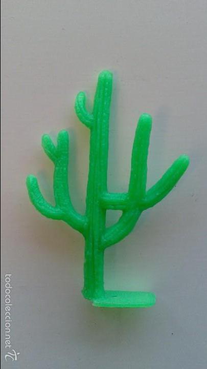 Figuras de goma y PVC: Cactus oeste, comansi, original a&ntilde;os 60 - Foto 1