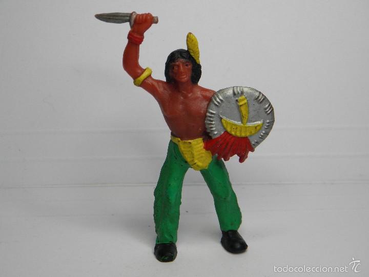Figuras de goma y PVC: INDIO N&ordm; 15 DE COMANSI - Foto 1