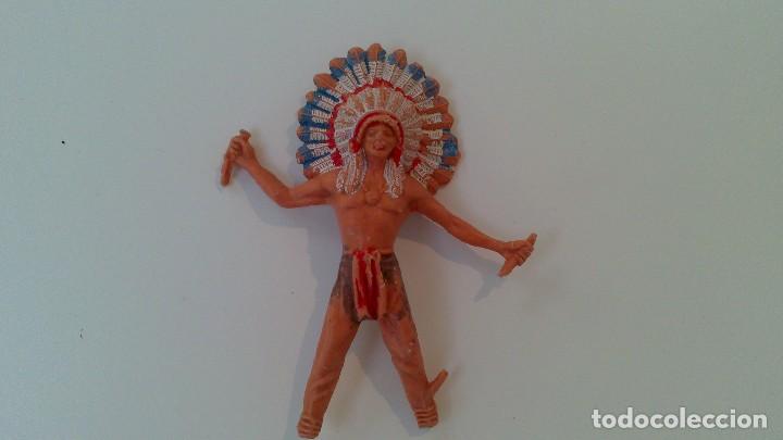 Figuras de goma y PVC: indio reamsa, a&ntilde;os 60 - Foto 1