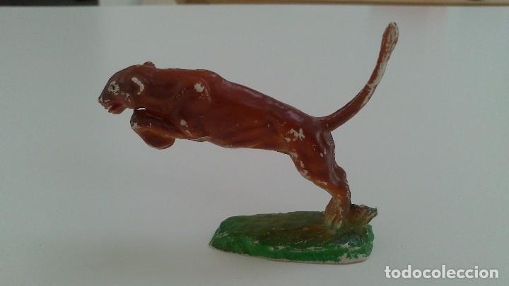 Figuras de goma y PVC: leopardo comansi, original a&ntilde;os 60 - Foto 1