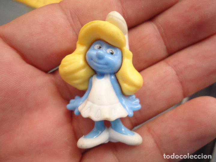 Figuras de goma y PVC: MU&Ntilde;ECO - LOS PITUFOS  - PITUFINA - Foto 1