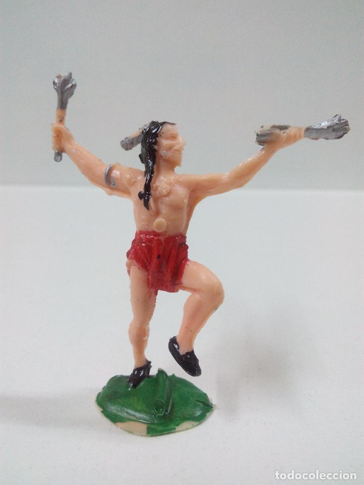 Figuras de goma y PVC: GUERRERO INDIO - Foto 1