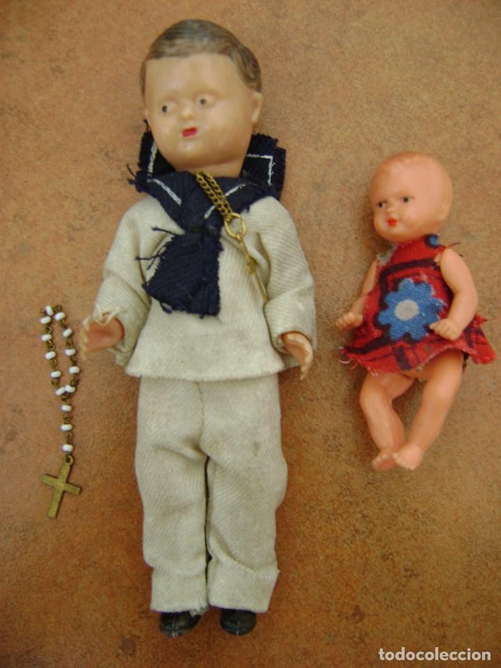 Figuras de goma y PVC: MU&Ntilde;ECO ANTIGUO DE COMUNION . - Foto 1
