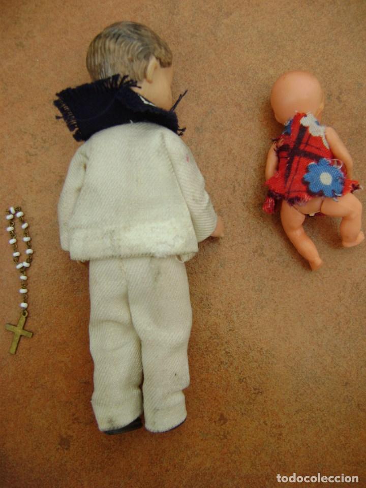Figuras de goma y PVC: MU&Ntilde;ECO ANTIGUO DE COMUNION . - Foto 2