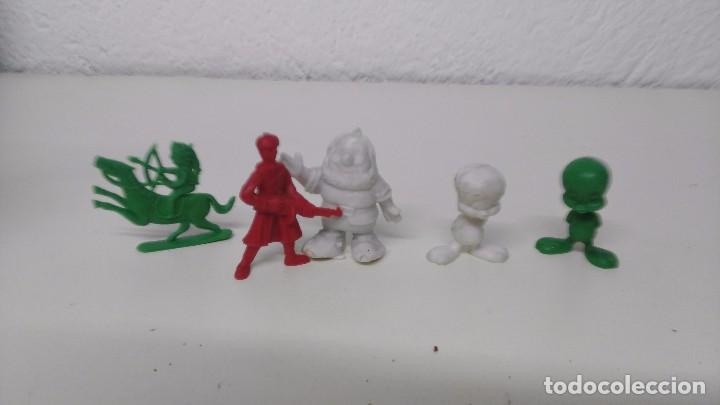 Figuras de goma y PVC: lote de figuras dunkin antiguas - Foto 1