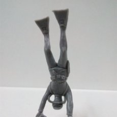 Figuras de Goma y PVC: HOMBRE RANA SUMERGIENDOSE . SERIE ACUARAMA . REALIZADO POR JECSAN. Lote 63572760