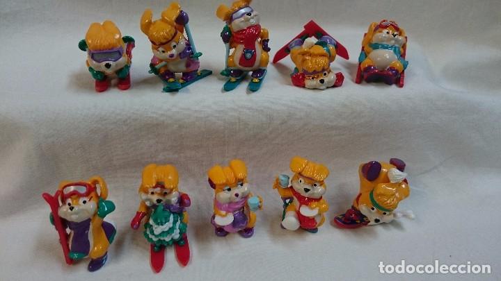 Figuras de goma Kinder: SERIE COMPLETA CONEJOS 1998 KINDER - Foto 1