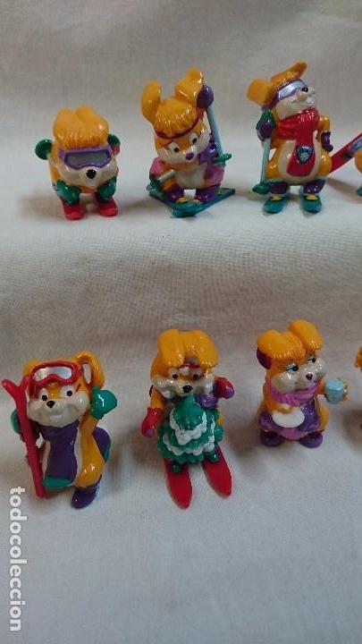 Figuras de goma Kinder: SERIE COMPLETA CONEJOS 1998 KINDER - Foto 3