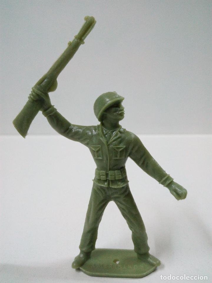 Figuras de goma y PVC: SOLDADO AMERICANO . COMANSI . MONOCOLOR - Foto 1
