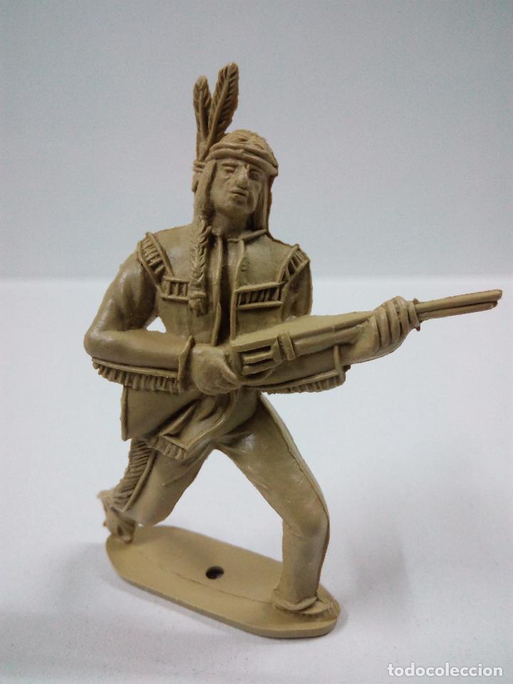 Figuras de goma y PVC: GUERRERO INDIO . COMANSI . MONOCOLOR - Foto 1