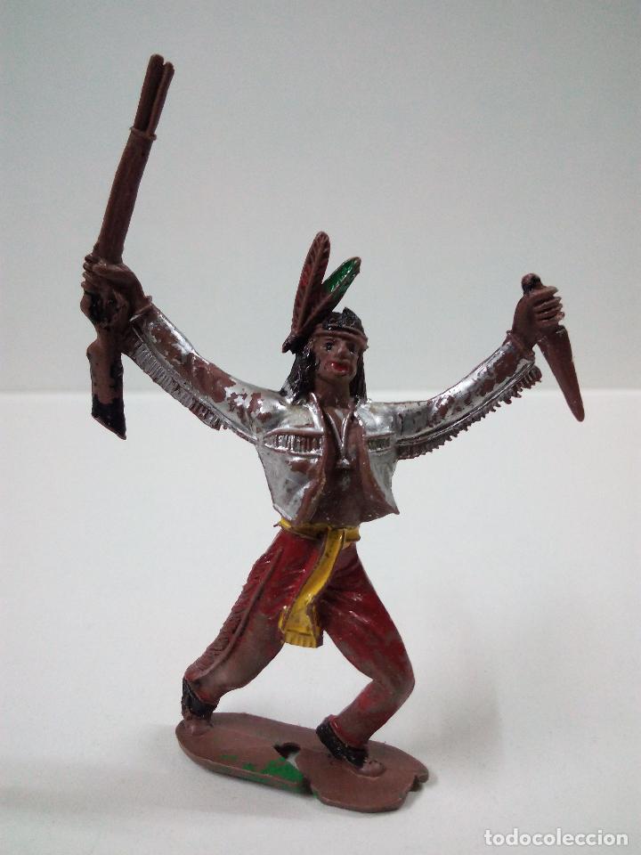 Figuras de goma y PVC: GUERRERO INDIO . COMANSI - Foto 1
