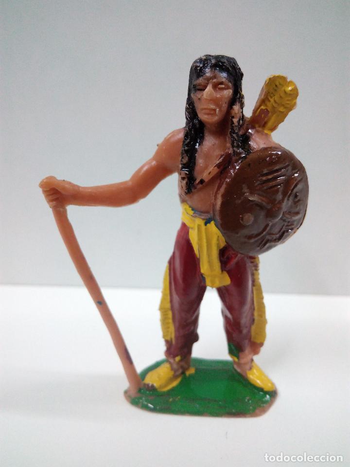 Figuras de goma y PVC: GUERRERO INDIO . JECSAN - Foto 1