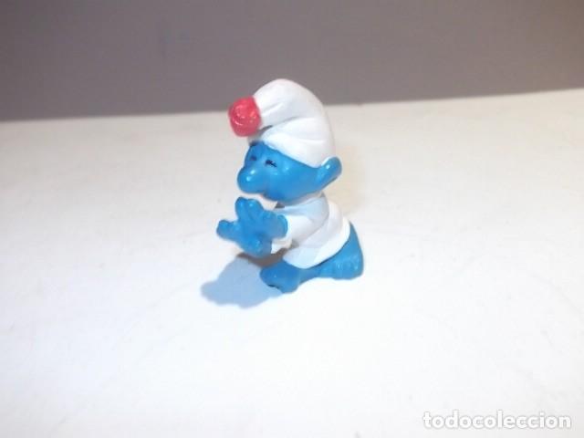 Figuras de Goma y PVC: PITUFO SMURF DORMILON COMICS SPAIN NO TOXICO COMO NUEVO