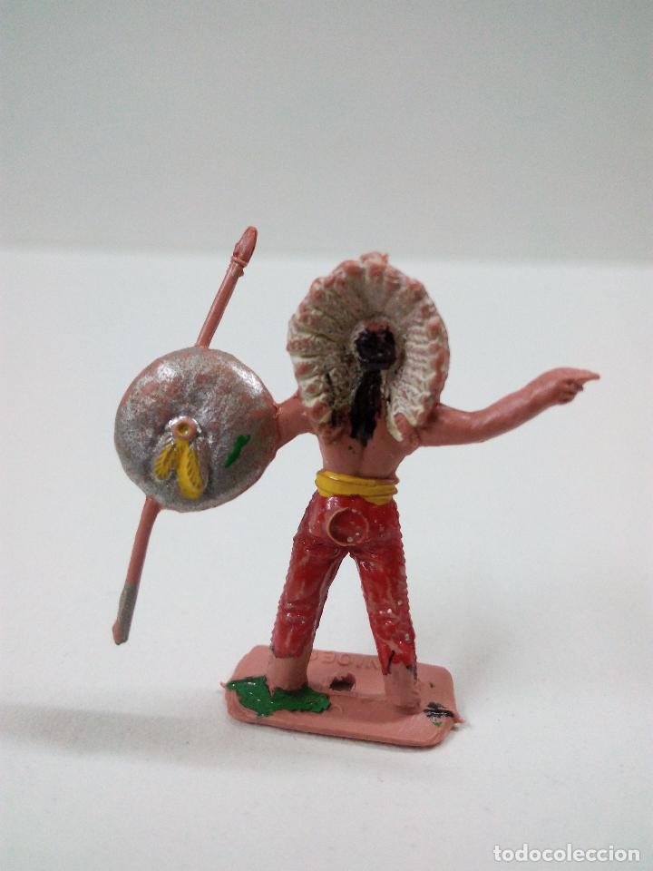Figuras de goma y PVC: JEFE INDIO . COMANSI . MINI OESTE - Foto 2