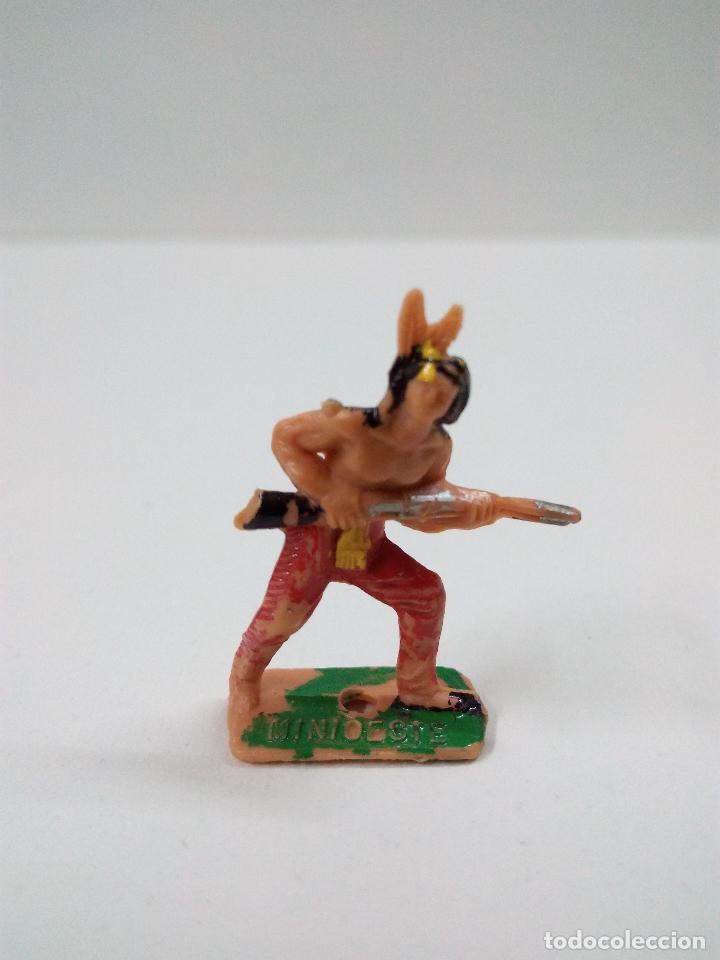 Figuras de goma y PVC: GUERRERO INDIO . COMANSI . MINI OESTE - Foto 1