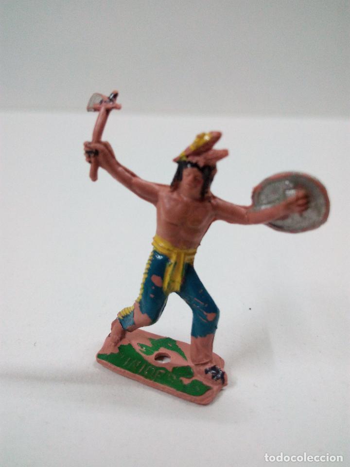 Figuras de goma y PVC: GUERRERO INDIO . COMANSI . MINI OESTE - Foto 1