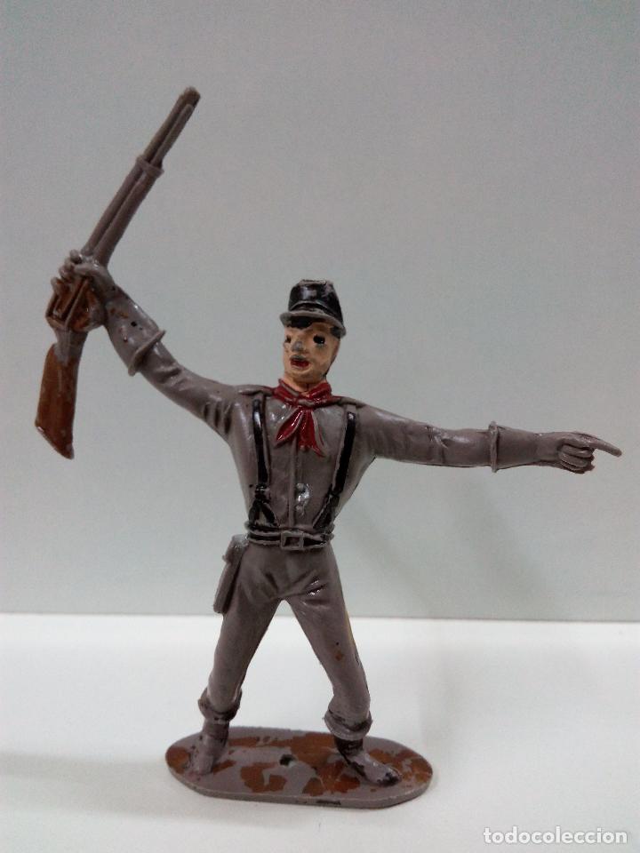 Figuras de goma y PVC: SOLDADO CONFEDERADO . COMANSI - Foto 1