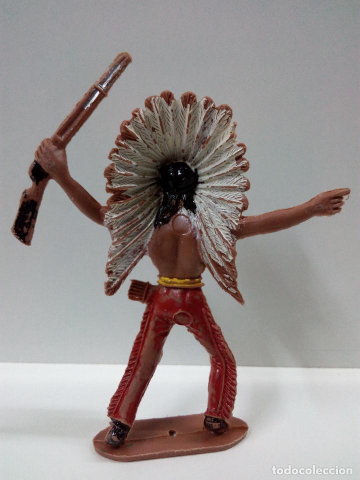 Figuras de goma y PVC: GUERRERO INDIO . COMANSI - Foto 2