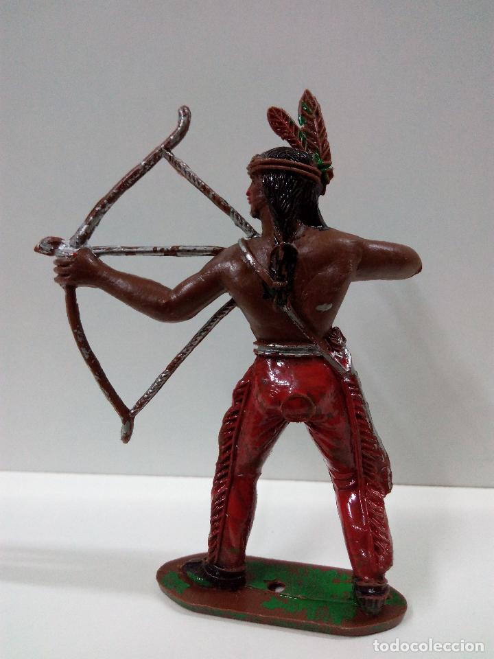 Figuras de goma y PVC: GUERRERO INDIO CON ARCO . COMANSI - Foto 2