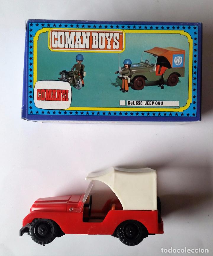 Figuras de goma y PVC: JEEP DE COMAN BOYS, COMANSI. - Foto 1