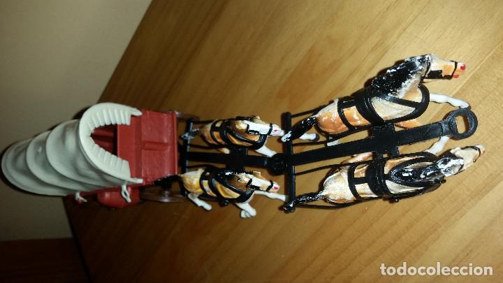 Figuras de goma y PVC: CARRETA DE PLASTICO POSIBLEMENTE COMANSI - Foto 2