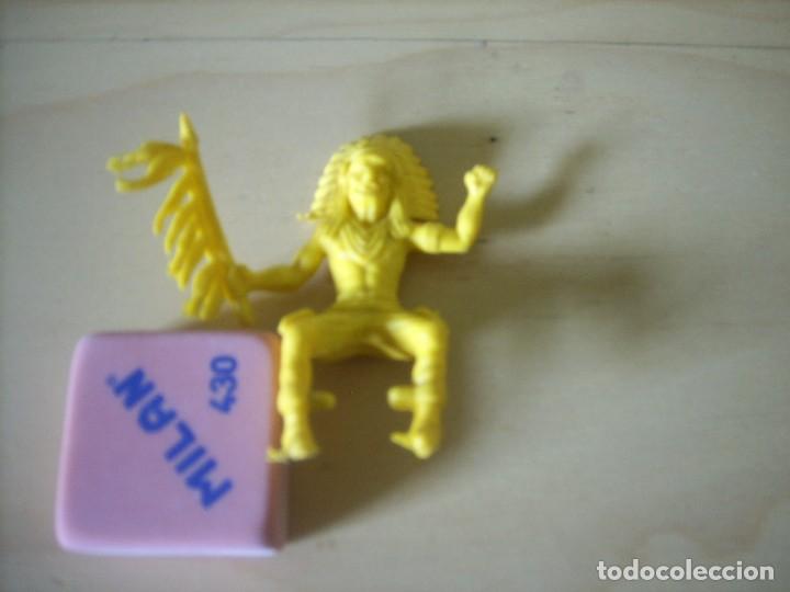 Figuras de goma y PVC: JECSAN INDIO PLASTICO con caballo - Foto 1