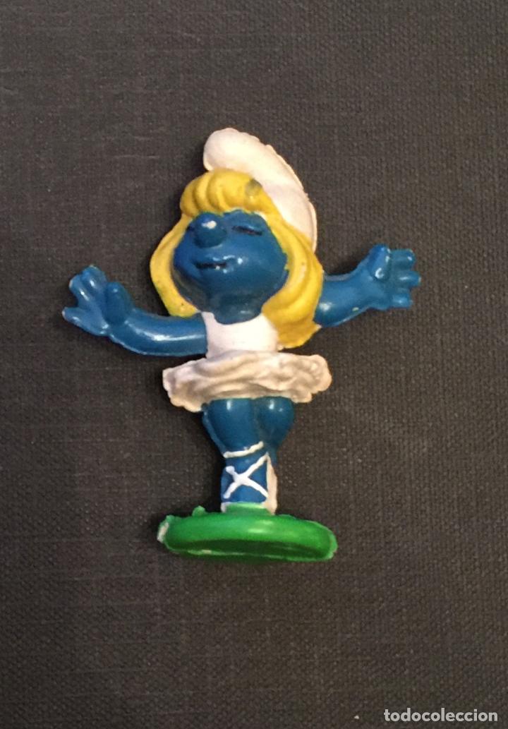 Figuras de Goma y PVC: Figura PVC \ Pitufa bailarina \ Los Pitufos \ Sin marcas