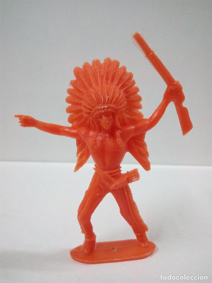 Figuras de goma y PVC: GUERRERO INDIO . COMANSI . MONOCOLOR - Foto 1