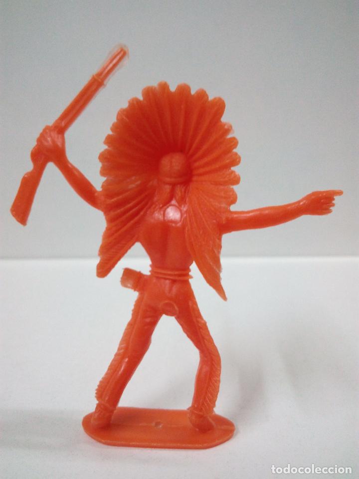 Figuras de goma y PVC: GUERRERO INDIO . COMANSI . MONOCOLOR - Foto 2