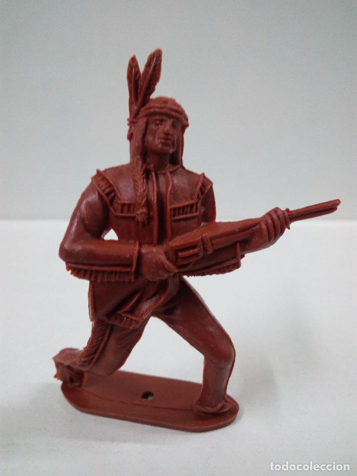 Figuras de goma y PVC: GUERRERO INDIO . COMANSI . MONOCOLOR - Foto 1