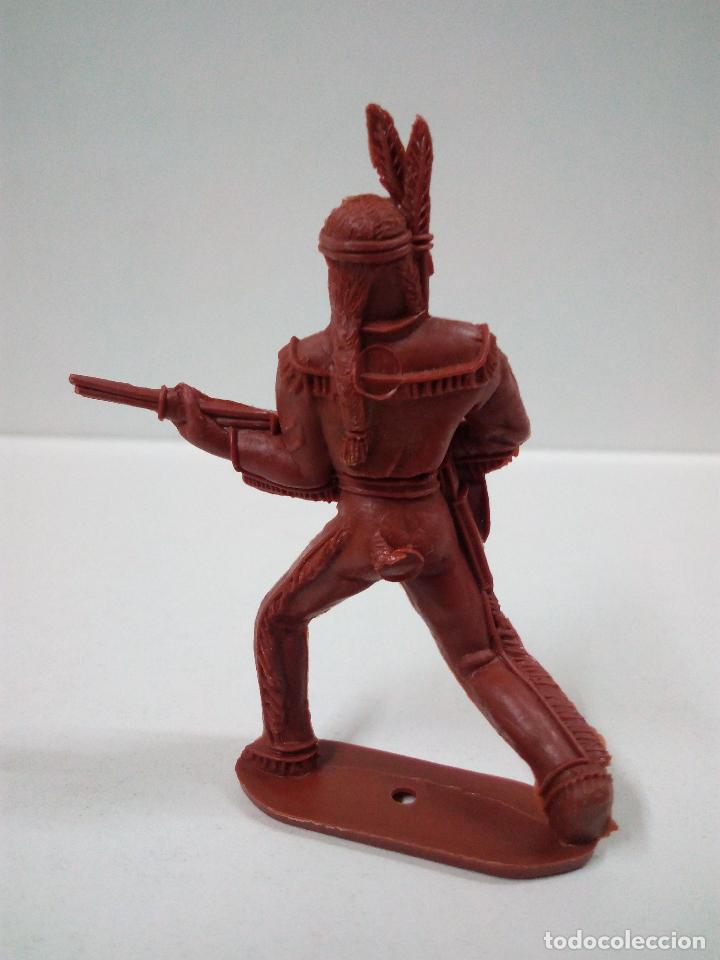 Figuras de goma y PVC: GUERRERO INDIO . COMANSI . MONOCOLOR - Foto 2