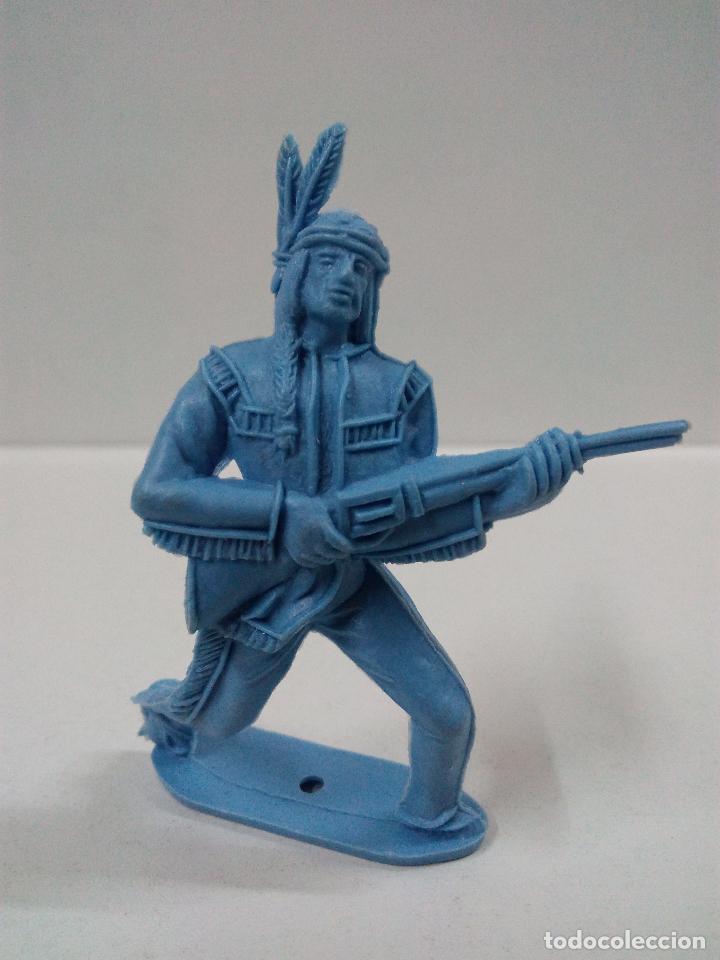 Figuras de goma y PVC: GUERRERO INDIO . COMANSI . MONOCOLOR - Foto 1