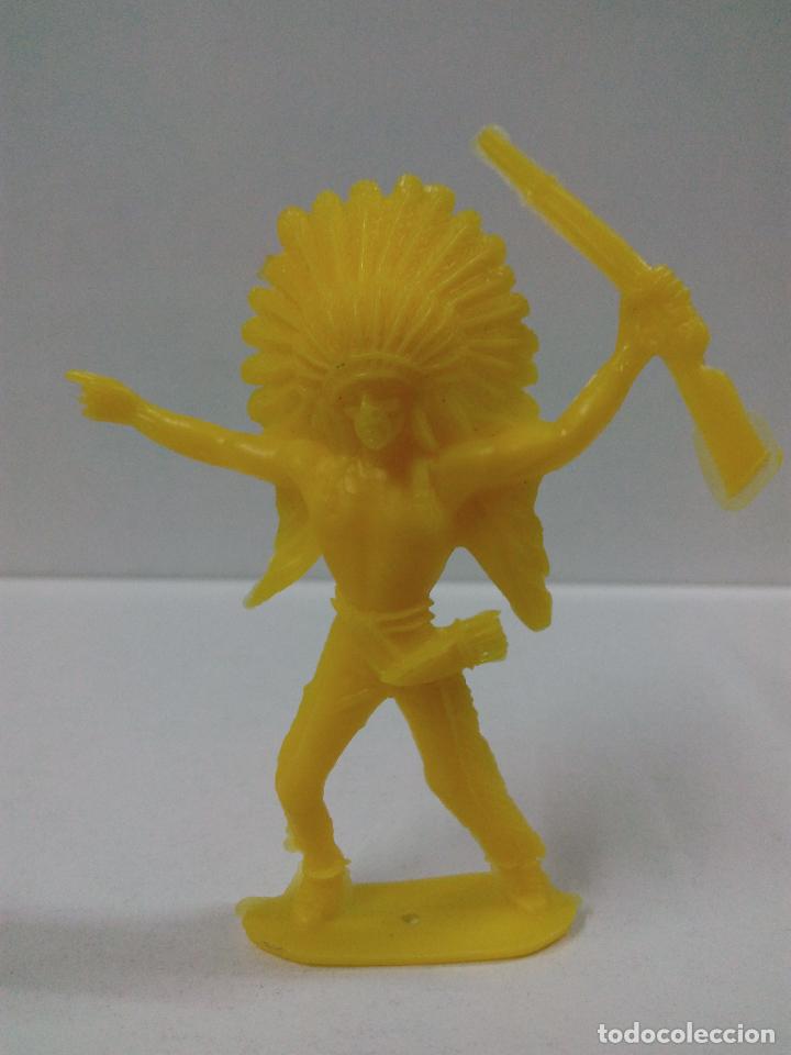 Figuras de goma y PVC: GUERRERO INDIO . COMANSI . MONOCOLOR - Foto 1