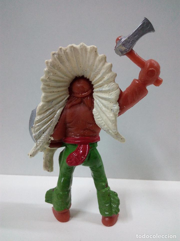 Figuras de goma y PVC: JEFE INDIO . COMANSI - Foto 2