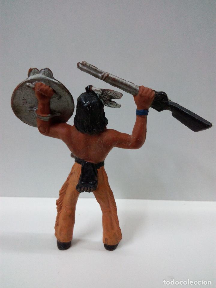 Figuras de goma y PVC: GUERRERO INDIO . COMANSI - Foto 2