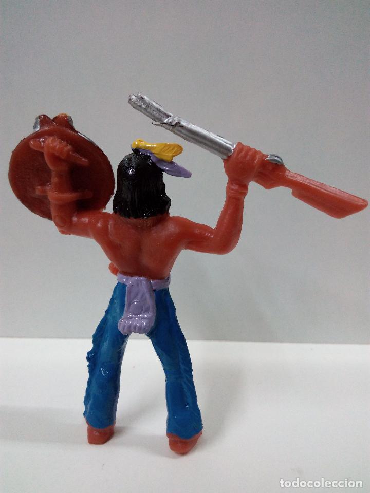 Figuras de goma y PVC: GUERRERO INDIO . COMANSI - Foto 2