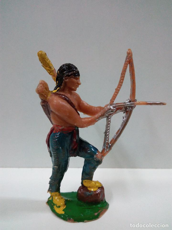 Figuras de goma y PVC: GUERRERO INDIO . JECSAN - Foto 1