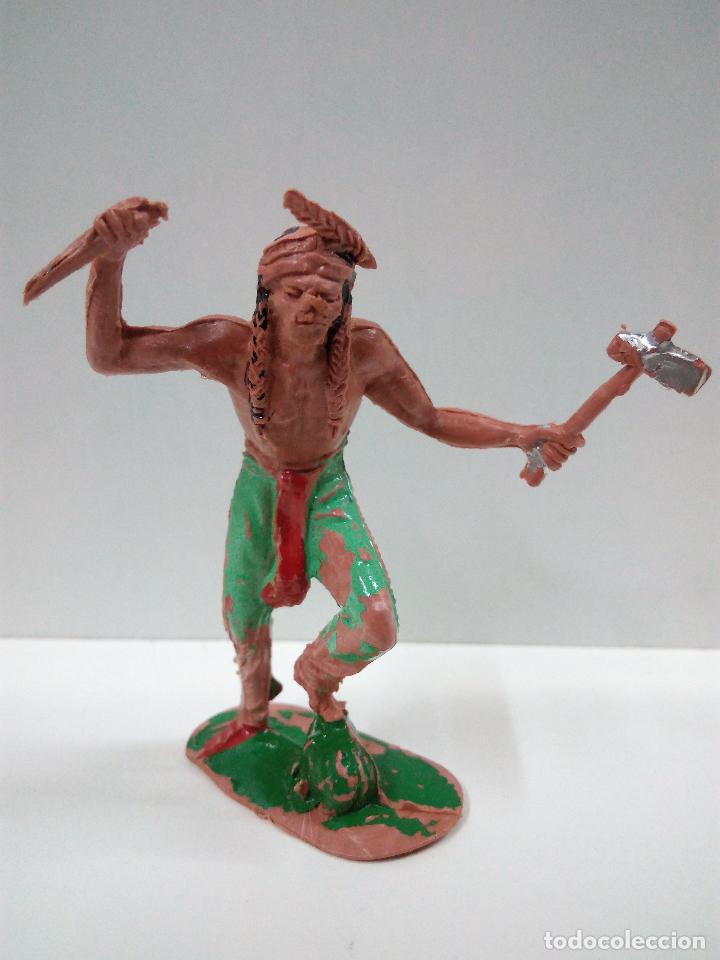 Figuras de goma y PVC: GUERRERO INDIO . JECSAN - Foto 1