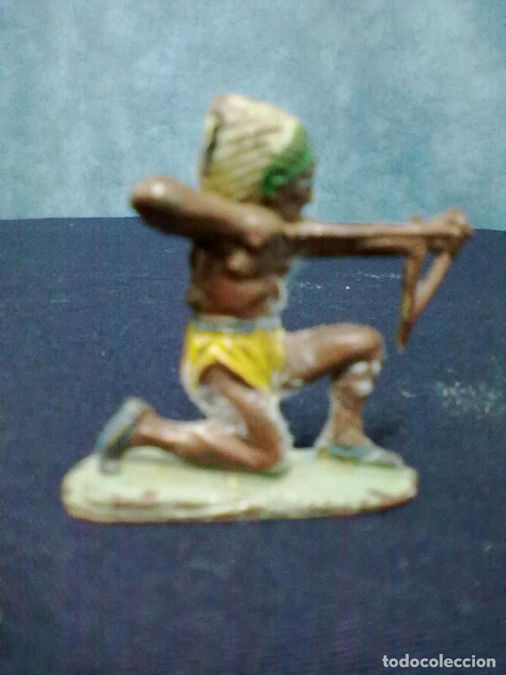 Figuras de goma y PVC: INDIO ARCO ROTO &iquest;COMANSI? - Foto 1