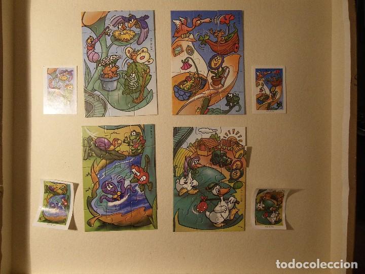 Figuras de Goma y PVC: 3 puzles KINDER (no entra el de la esquina inferior derecha, patos).